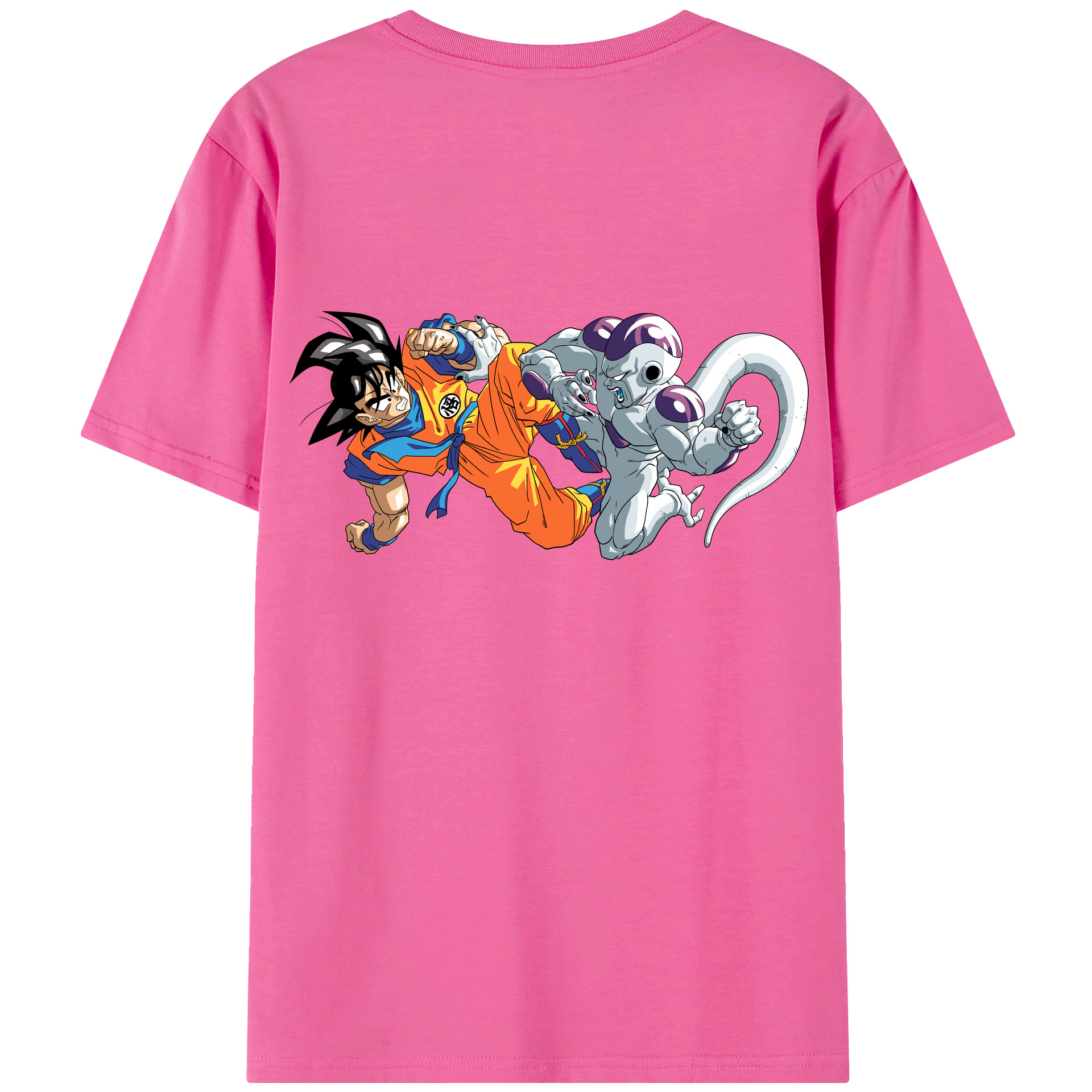 （画像用） ドラゴンボール 孫悟空（そん ごくう）Son Goku カカロット DRAGON BALL Kakarotto レディース半袖Tシャツ(バックプリント)